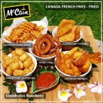 McCain Canada french-fries frozen WEDGES SKIN ON PLAIN unseasoned Mc Cain (price/kg)